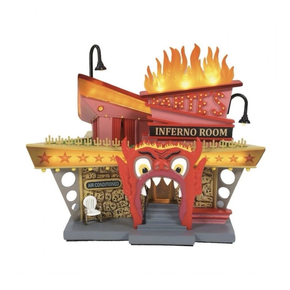 Dept 56 Beetlejuice Dante's Inferno Lounge Hot Properties 6014736‎ New 2024